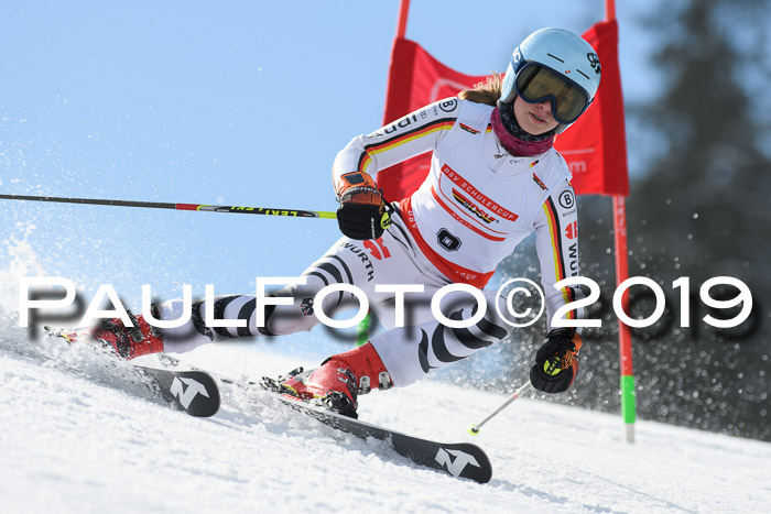 Dt. Schülercup Finale U16 Riesenslalom 08.03.2019