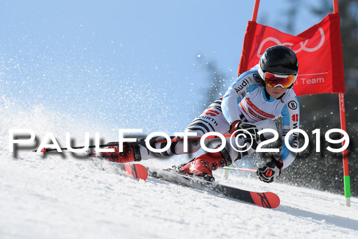 Dt. Schülercup Finale U16 Riesenslalom 08.03.2019