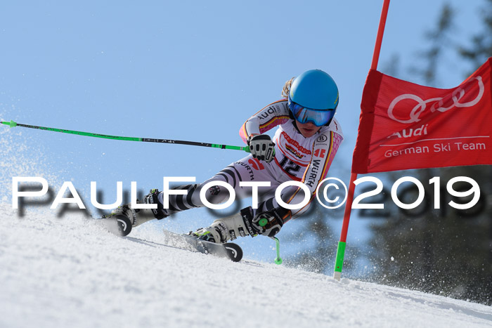 Dt. Schülercup Finale U16 Riesenslalom 08.03.2019