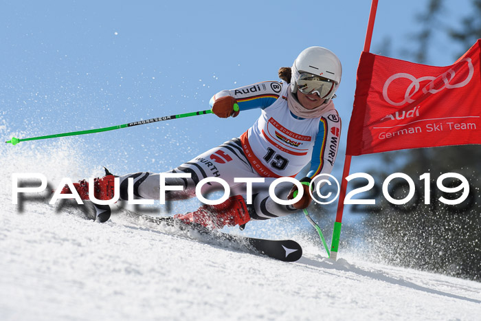 Dt. Schülercup Finale U16 Riesenslalom 08.03.2019