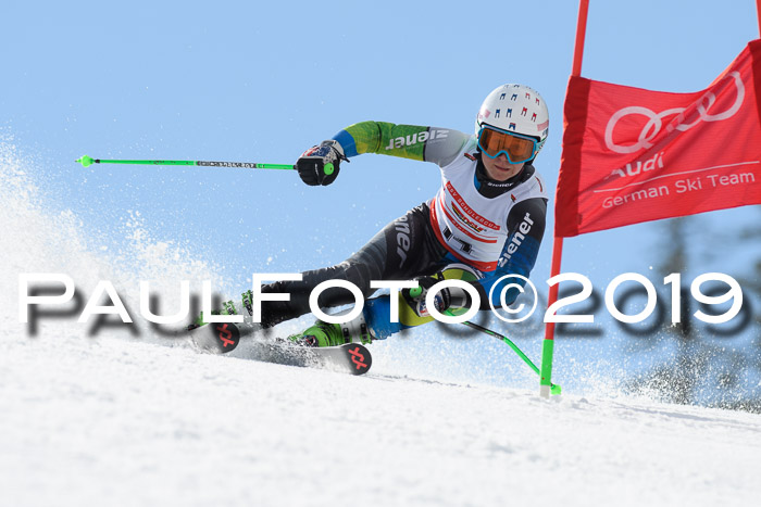 Dt. Schülercup Finale U16 Riesenslalom 08.03.2019