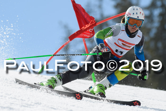 Dt. Schülercup Finale U16 Riesenslalom 08.03.2019