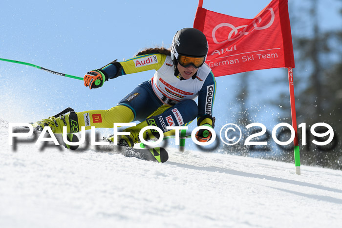 Dt. Schülercup Finale U16 Riesenslalom 08.03.2019