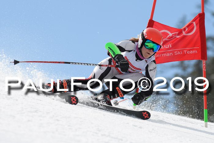 Dt. Schülercup Finale U16 Riesenslalom 08.03.2019