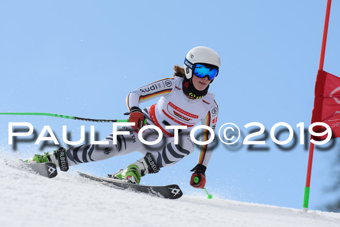 Dt. Schülercup Finale U16 Riesenslalom 08.03.2019