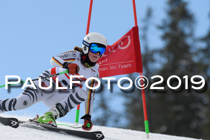 Dt. Schülercup Finale U16 Riesenslalom 08.03.2019