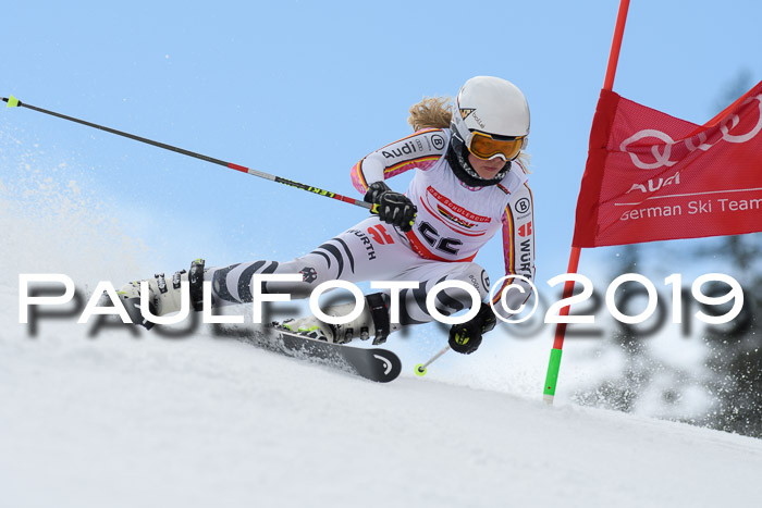 Dt. Schülercup Finale U16 Riesenslalom 08.03.2019