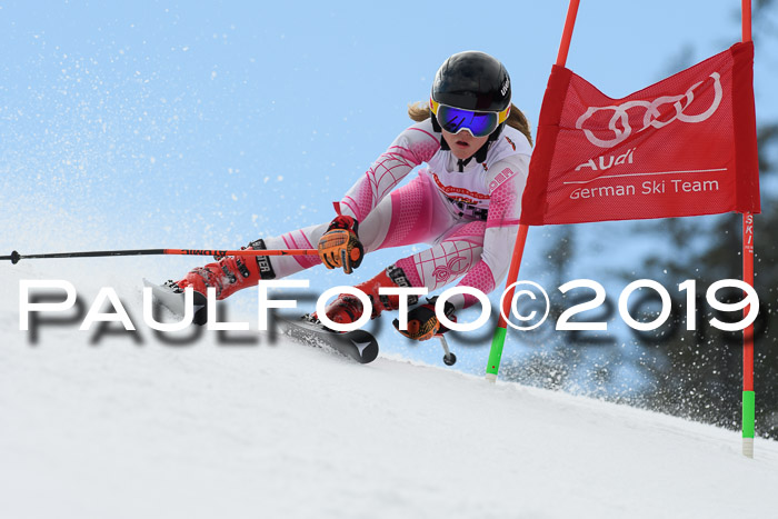 Dt. Schülercup Finale U16 Riesenslalom 08.03.2019