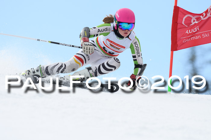 Dt. Schülercup Finale U16 Riesenslalom 08.03.2019