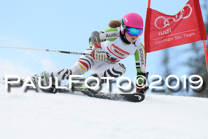 Dt. Schülercup Finale U16 Riesenslalom 08.03.2019