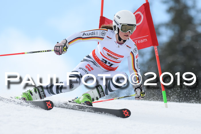 Dt. Schülercup Finale U16 Riesenslalom 08.03.2019