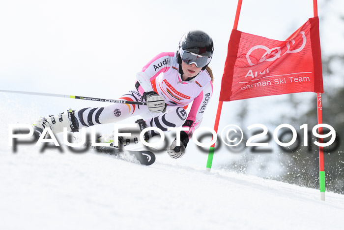 Dt. Schülercup Finale U16 Riesenslalom 08.03.2019