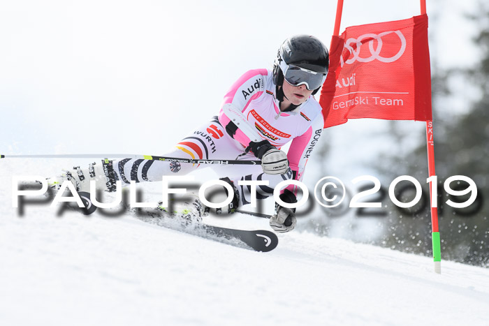 Dt. Schülercup Finale U16 Riesenslalom 08.03.2019