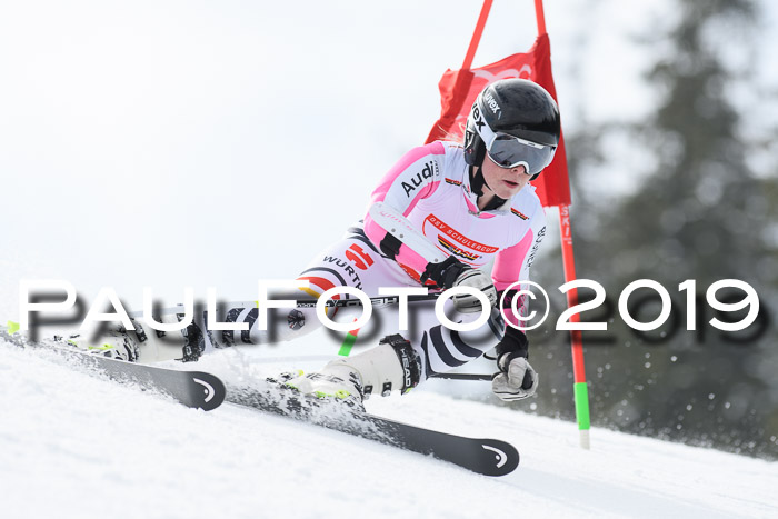 Dt. Schülercup Finale U16 Riesenslalom 08.03.2019