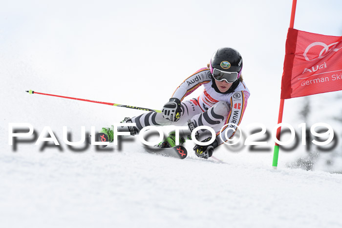 Dt. Schülercup Finale U16 Riesenslalom 08.03.2019