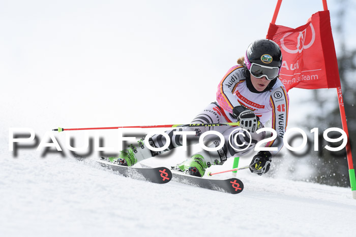 Dt. Schülercup Finale U16 Riesenslalom 08.03.2019