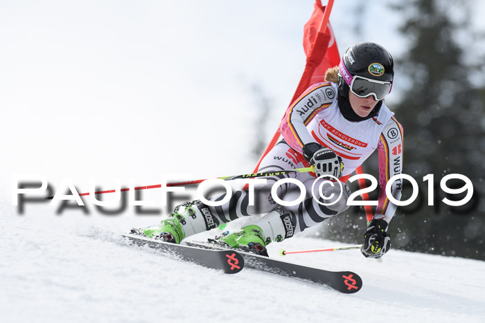Dt. Schülercup Finale U16 Riesenslalom 08.03.2019