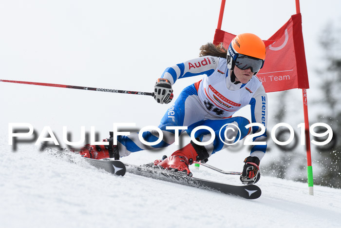 Dt. Schülercup Finale U16 Riesenslalom 08.03.2019