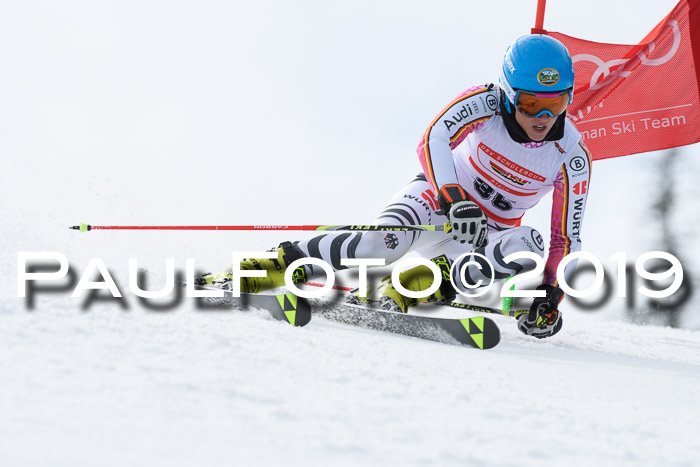 Dt. Schülercup Finale U16 Riesenslalom 08.03.2019