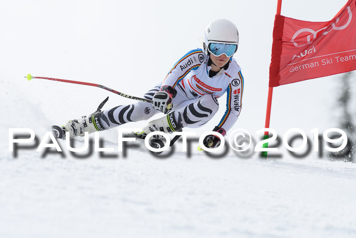 Dt. Schülercup Finale U16 Riesenslalom 08.03.2019