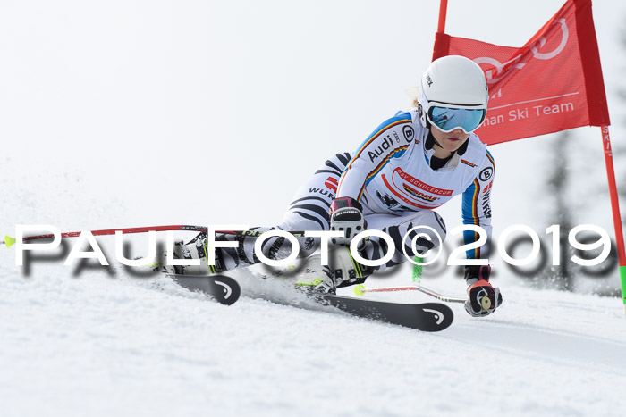 Dt. Schülercup Finale U16 Riesenslalom 08.03.2019