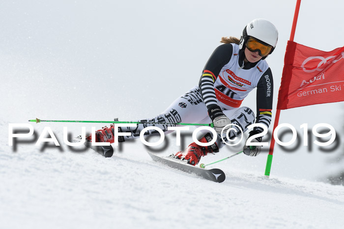 Dt. Schülercup Finale U16 Riesenslalom 08.03.2019