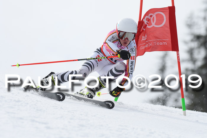 Dt. Schülercup Finale U16 Riesenslalom 08.03.2019