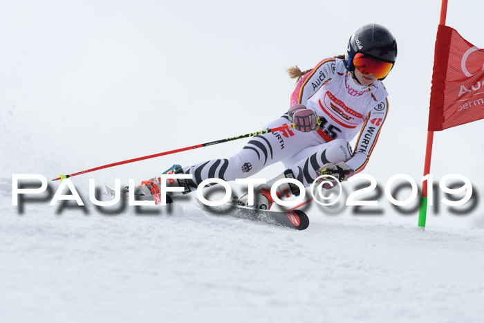 Dt. Schülercup Finale U16 Riesenslalom 08.03.2019