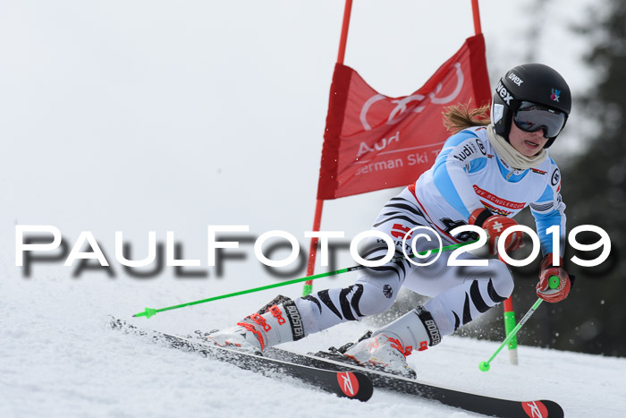 Dt. Schülercup Finale U16 Riesenslalom 08.03.2019