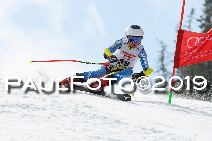 Dt. Schülercup Finale U16 Riesenslalom 08.03.2019