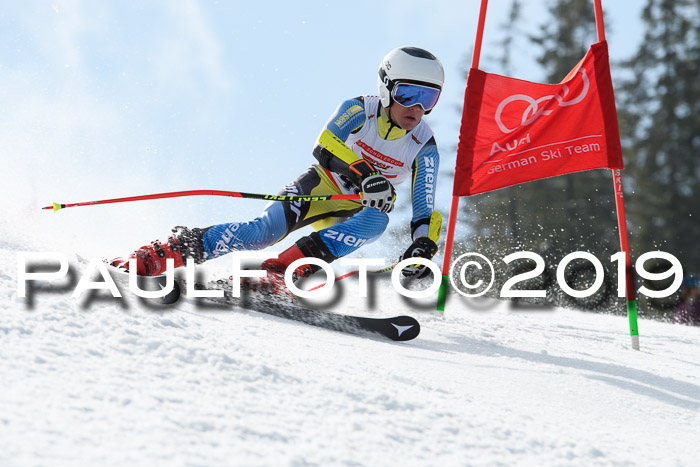 Dt. Schülercup Finale U16 Riesenslalom 08.03.2019