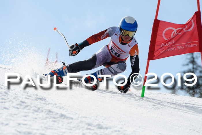 Dt. Schülercup Finale U16 Riesenslalom 08.03.2019