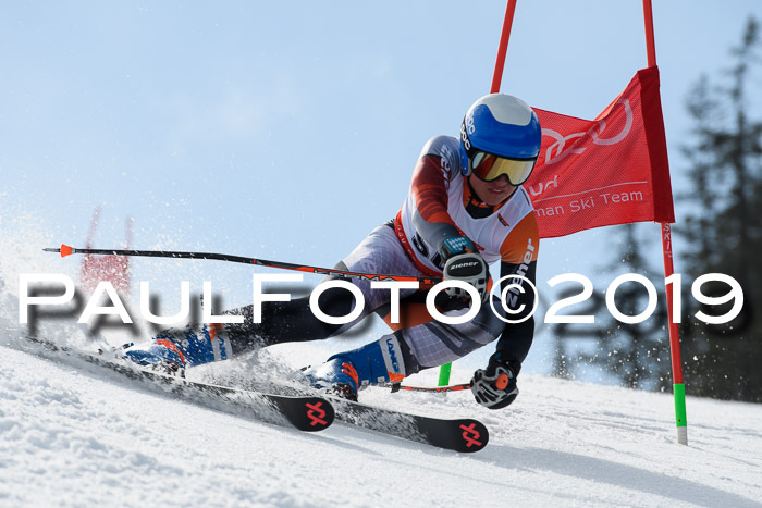Dt. Schülercup Finale U16 Riesenslalom 08.03.2019