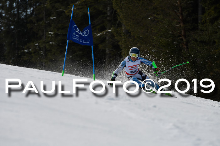 Dt. Schülercup Finale U16 Riesenslalom 08.03.2019
