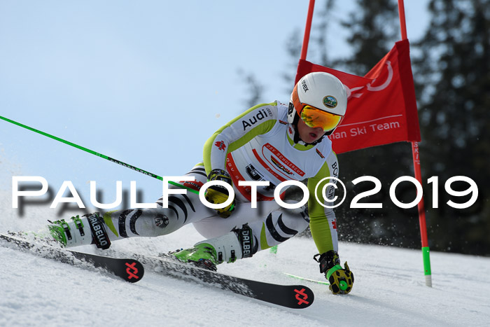 Dt. Schülercup Finale U16 Riesenslalom 08.03.2019