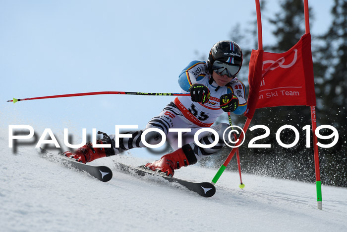 Dt. Schülercup Finale U16 Riesenslalom 08.03.2019