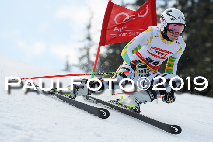 Dt. Schülercup Finale U16 Riesenslalom 08.03.2019