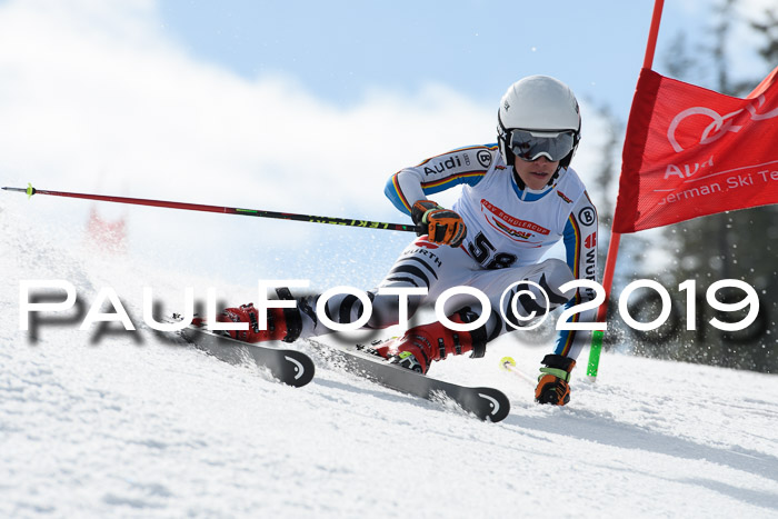 Dt. Schülercup Finale U16 Riesenslalom 08.03.2019