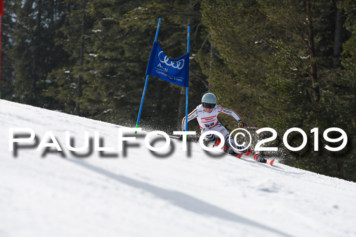 Dt. Schülercup Finale U16 Riesenslalom 08.03.2019