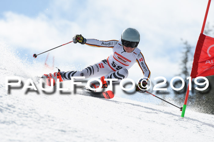 Dt. Schülercup Finale U16 Riesenslalom 08.03.2019