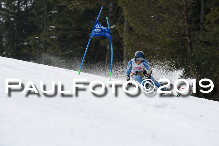 Dt. Schülercup Finale U16 Riesenslalom 08.03.2019