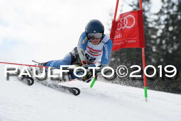 Dt. Schülercup Finale U16 Riesenslalom 08.03.2019