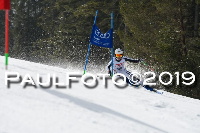 Dt. Schülercup Finale U16 Riesenslalom 08.03.2019