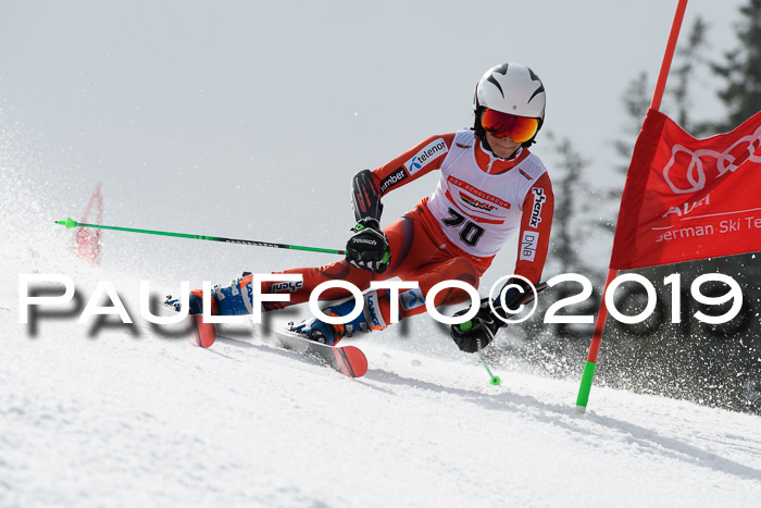 Dt. Schülercup Finale U16 Riesenslalom 08.03.2019