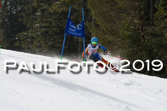 Dt. Schülercup Finale U16 Riesenslalom 08.03.2019