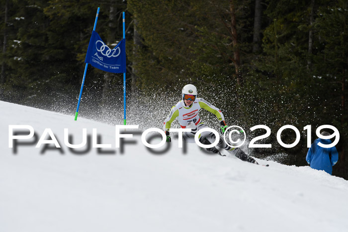 Dt. Schülercup Finale U16 Riesenslalom 08.03.2019