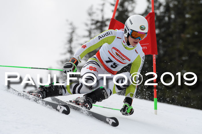 Dt. Schülercup Finale U16 Riesenslalom 08.03.2019