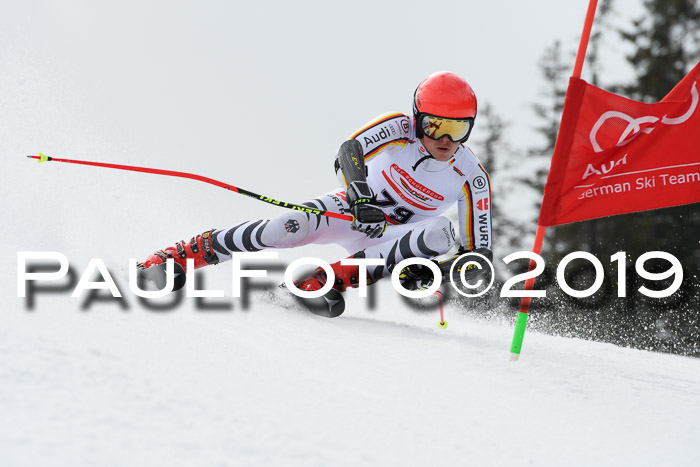 Dt. Schülercup Finale U16 Riesenslalom 08.03.2019