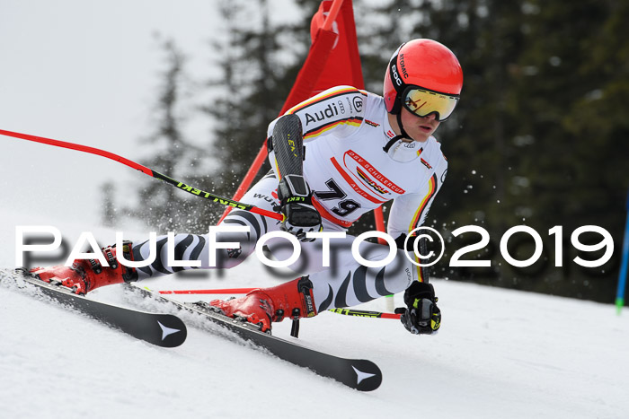 Dt. Schülercup Finale U16 Riesenslalom 08.03.2019