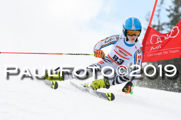 Dt. Schülercup Finale U16 Riesenslalom 08.03.2019